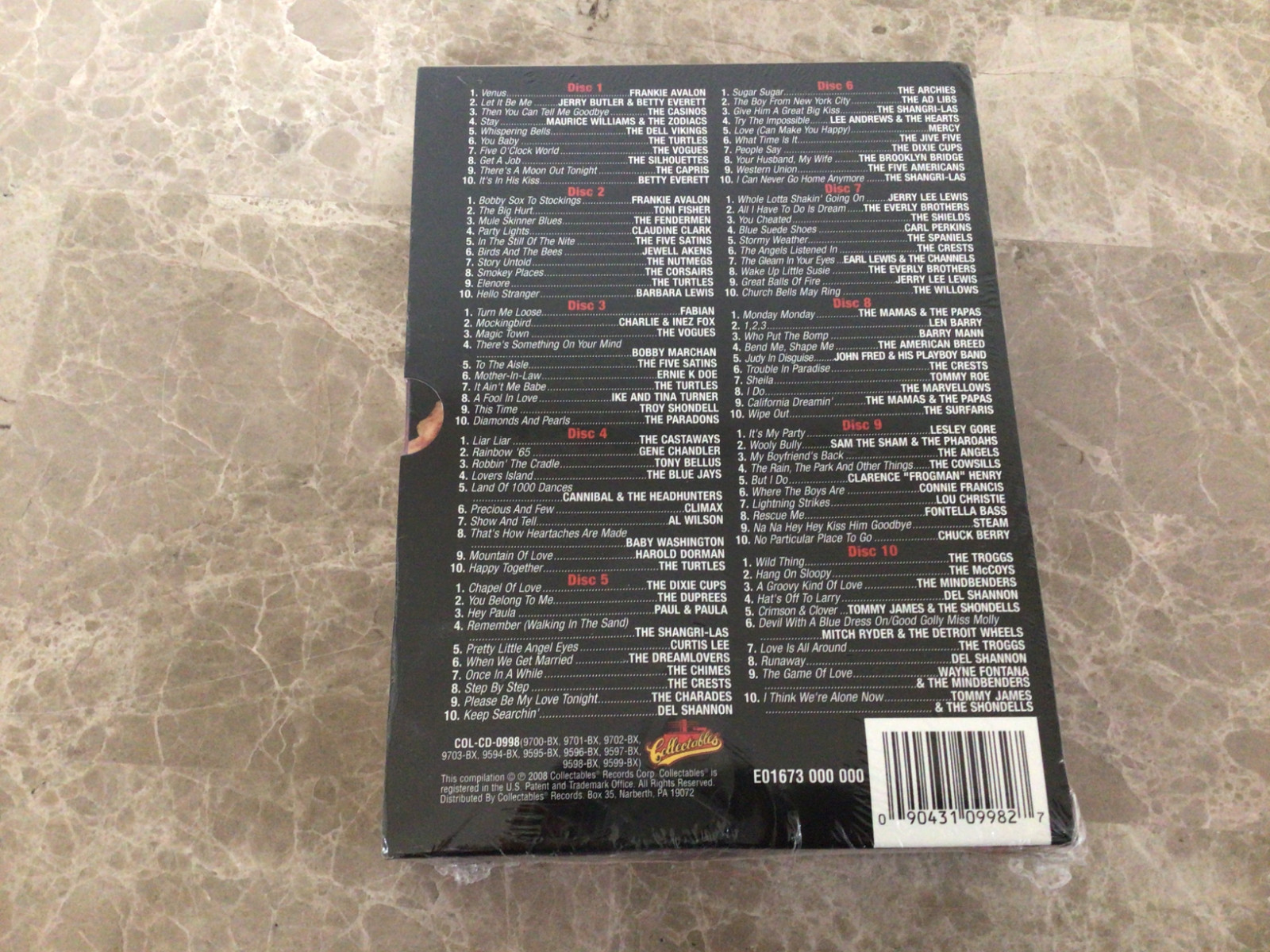 Various ‎: I Love Rock & Roll (Collectables 10 CD set)