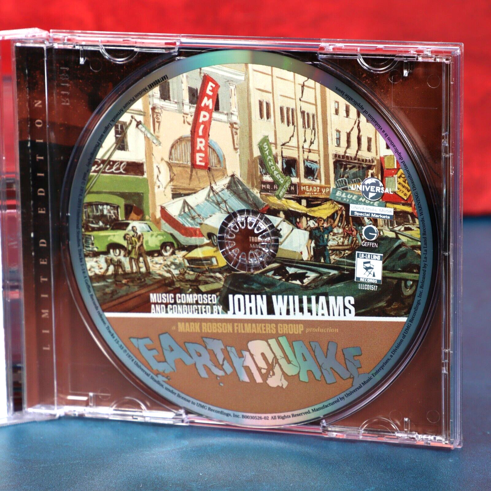 John Williams Earthquake Soundtrack Score CD LE 5000 La-La Land Records 2019