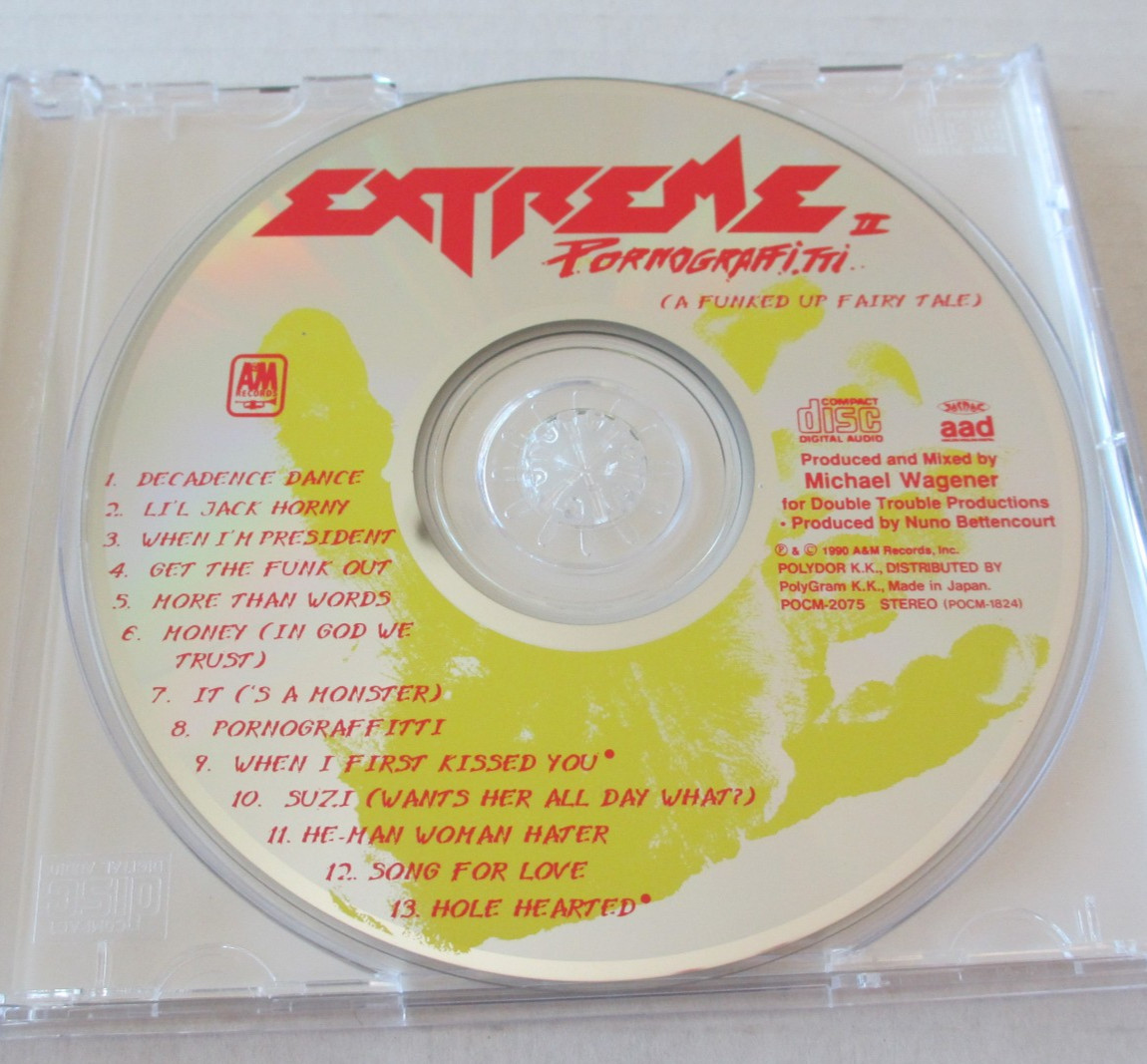 EXTREME- PORNOGRAFFITTI CD ORIGINAL JAPAN 1997 w/OBI 80s HAIR METAL GLAM POISON