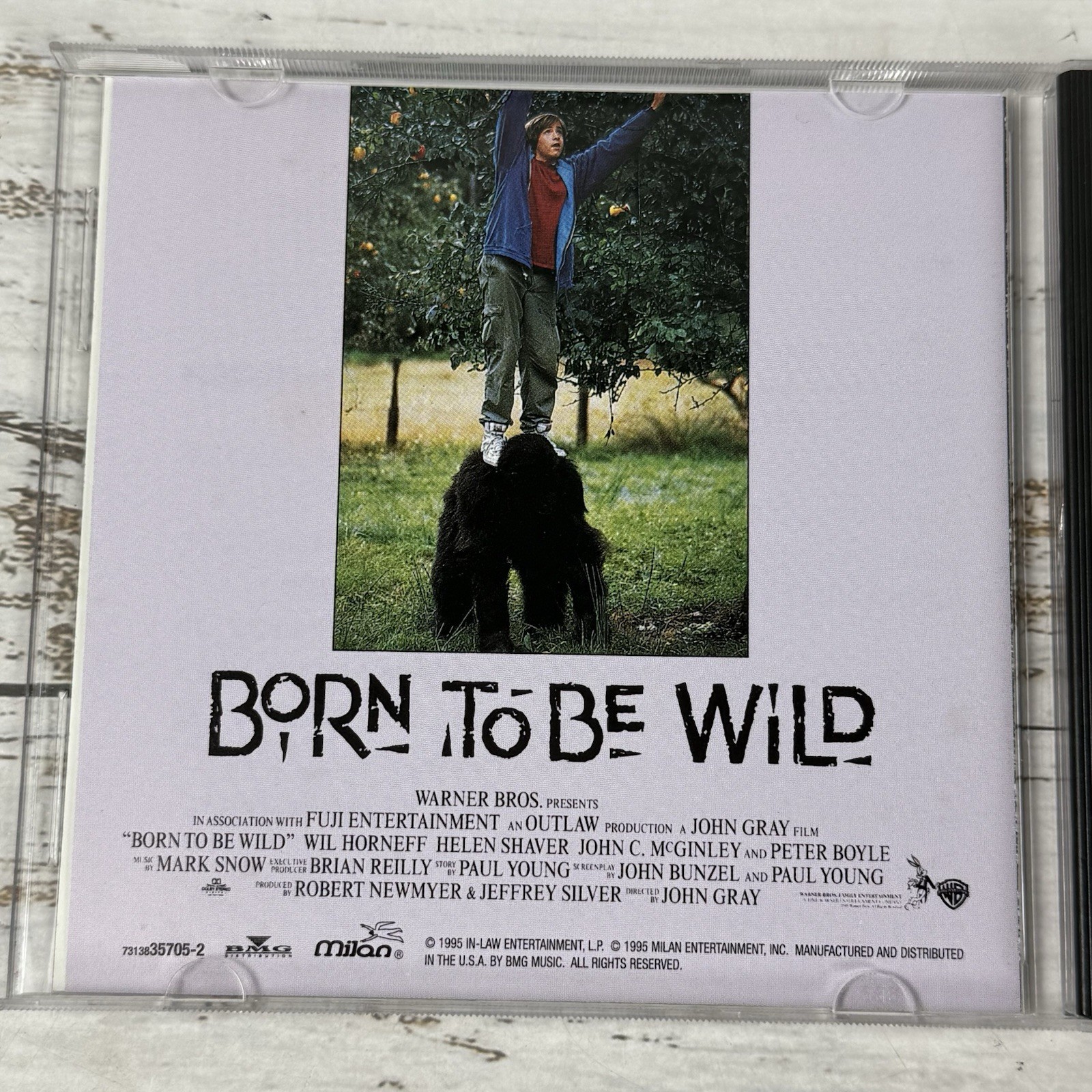 Born To Be Wild CD Soundtrack 1995 Mark Snow Milan–14 Tracks