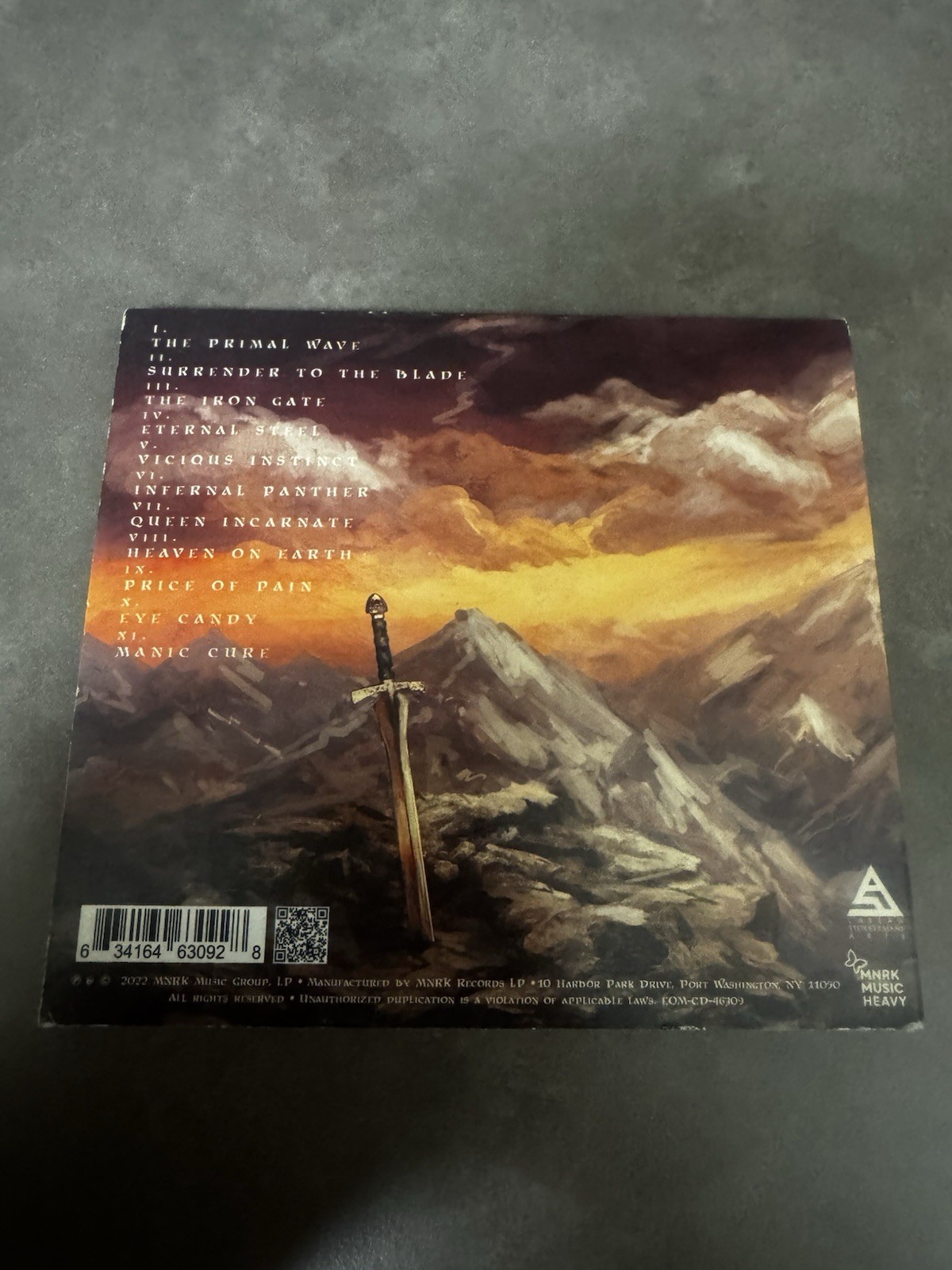 I Am Eternal Steel (CD, 2022) MNRK Music Heavy Metal Album Jewel Case