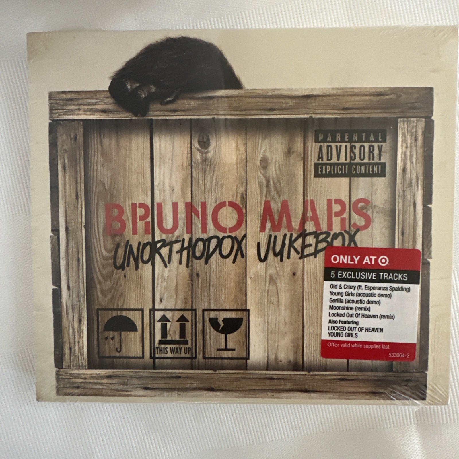 Unorthodox Jukebox by Bruno Mars CD Target Exclusive 5 Exclusive Tracks NEW