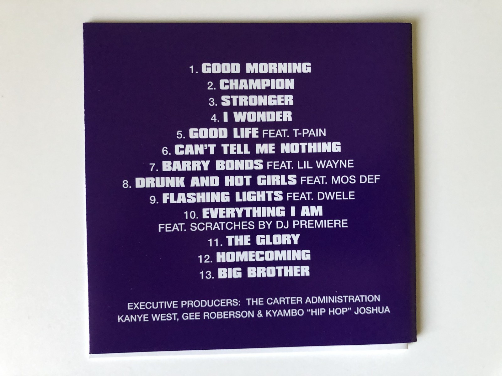 Kanye West "Graduation" + 2 bonus tracks JAPAN Edition CD New poster included