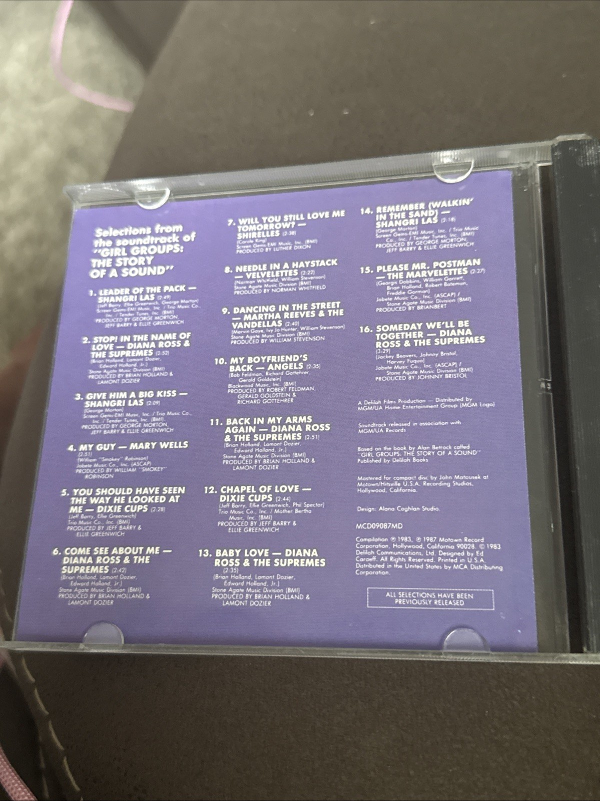 "Girl Groups: The Story of a Sound" Various Artists CD: Motown MINT GUARANTEED