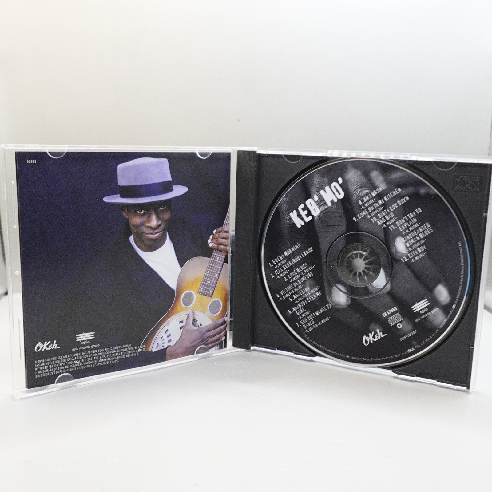 Keb' Mo' - Music CD - Keb' Mo' - 1994- Sony Legacy - Very Good