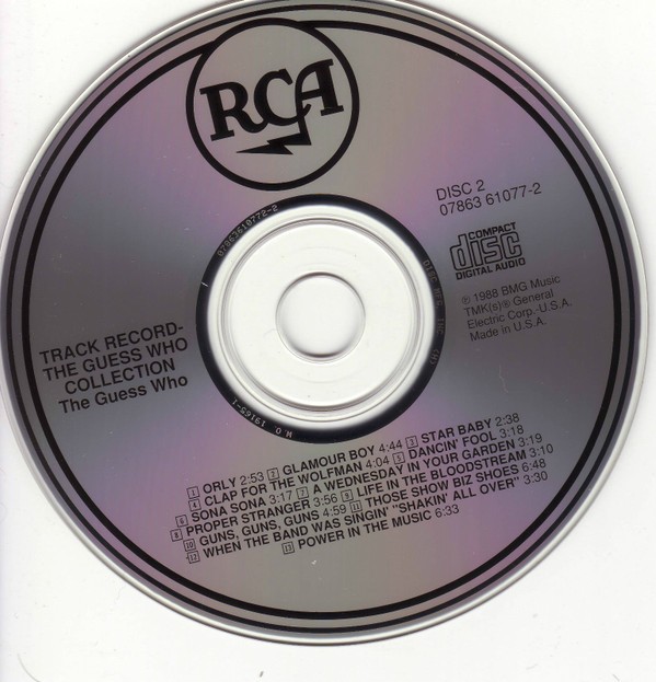 The Guess Who - Track Record: The Guess Who Collection - CD 07863 61077-2