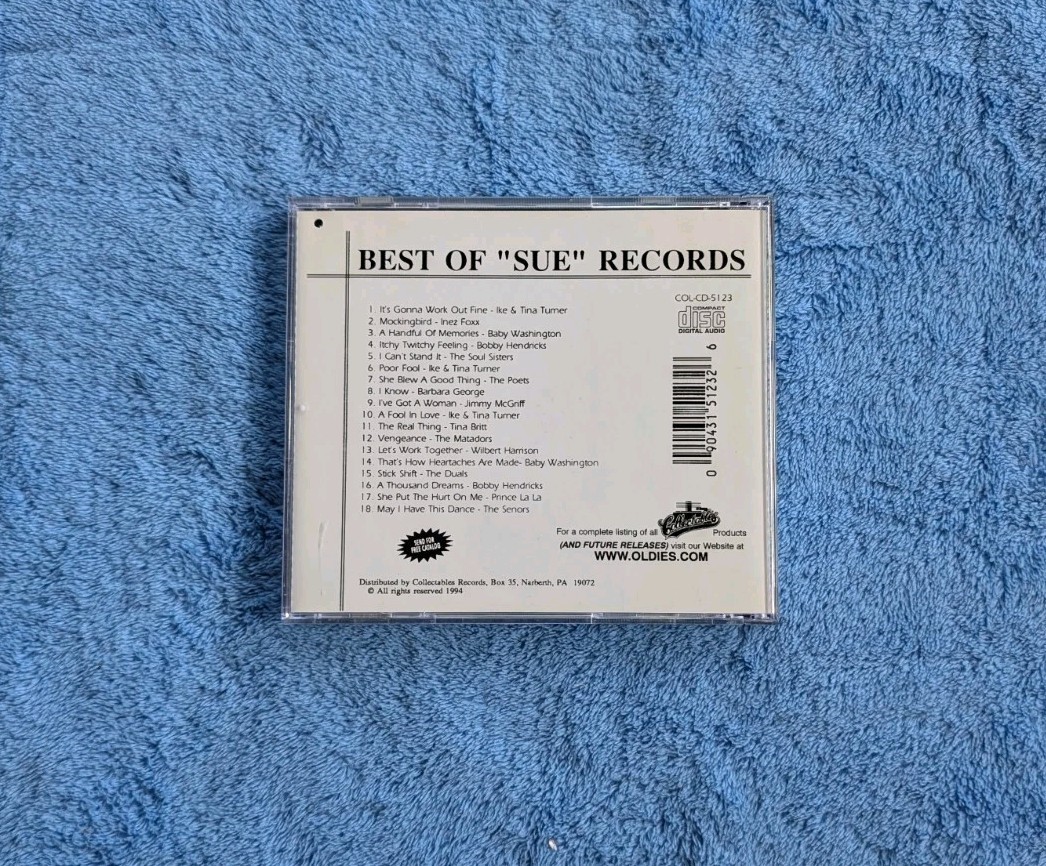 THE BEST OF SUE RECORDS CD Compilation R&B Pop Rock Ike & Tina Turner The Senors