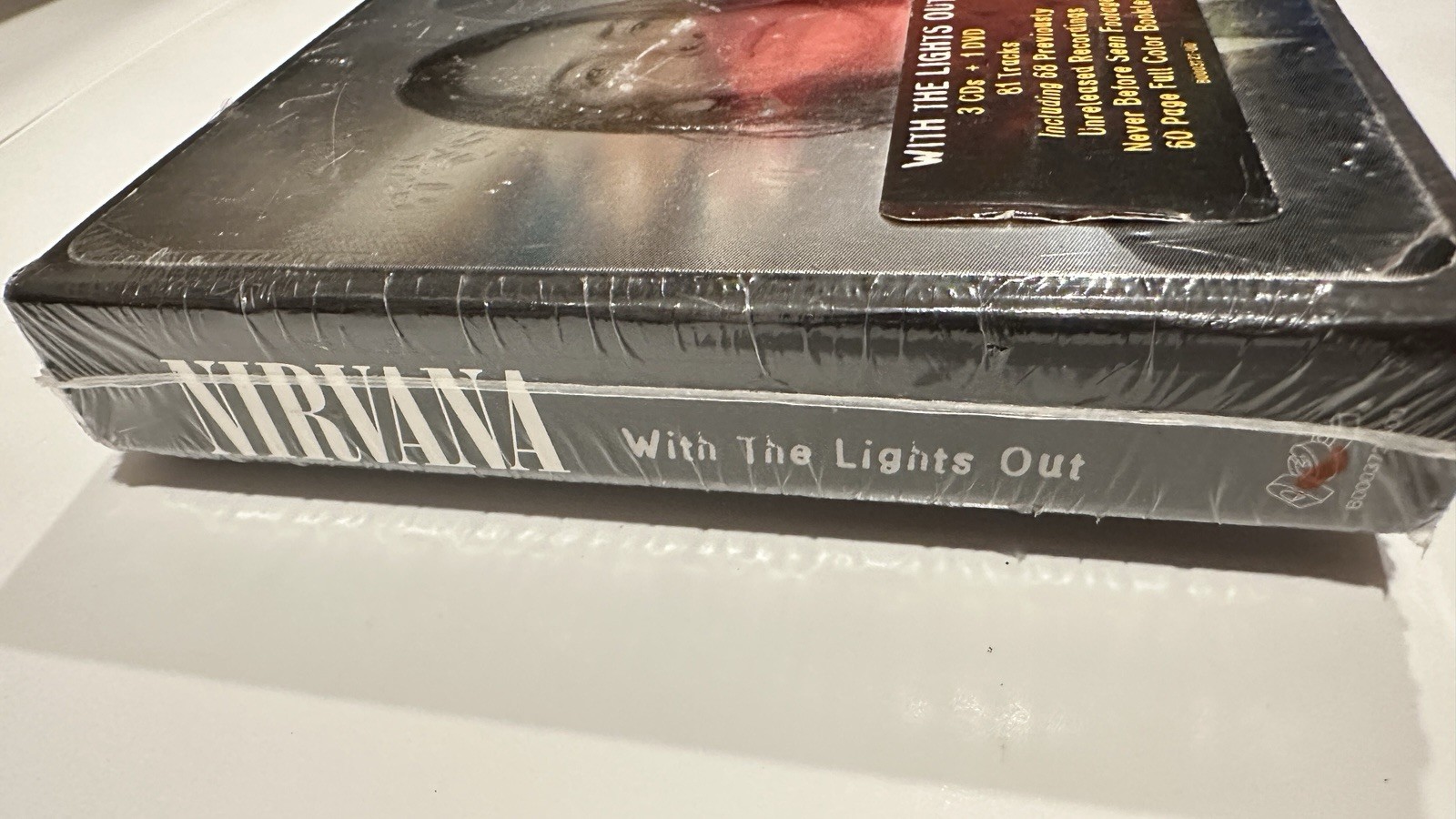 Nirvana - 3-CD, 1-DVD box set - With the Lights Out (CD, 2004) **case damage **