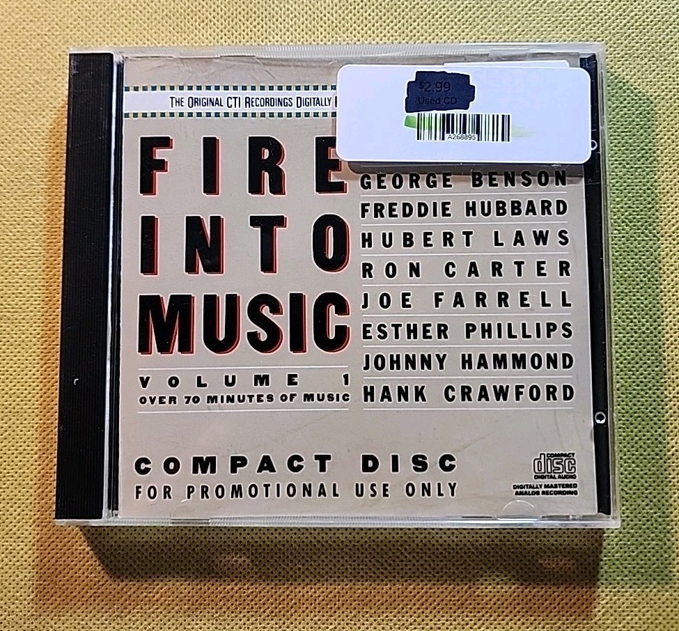 CTI Records - Fire Into Music Volume 1 ( CD - Columbia CBS Records ) 9 Tracks