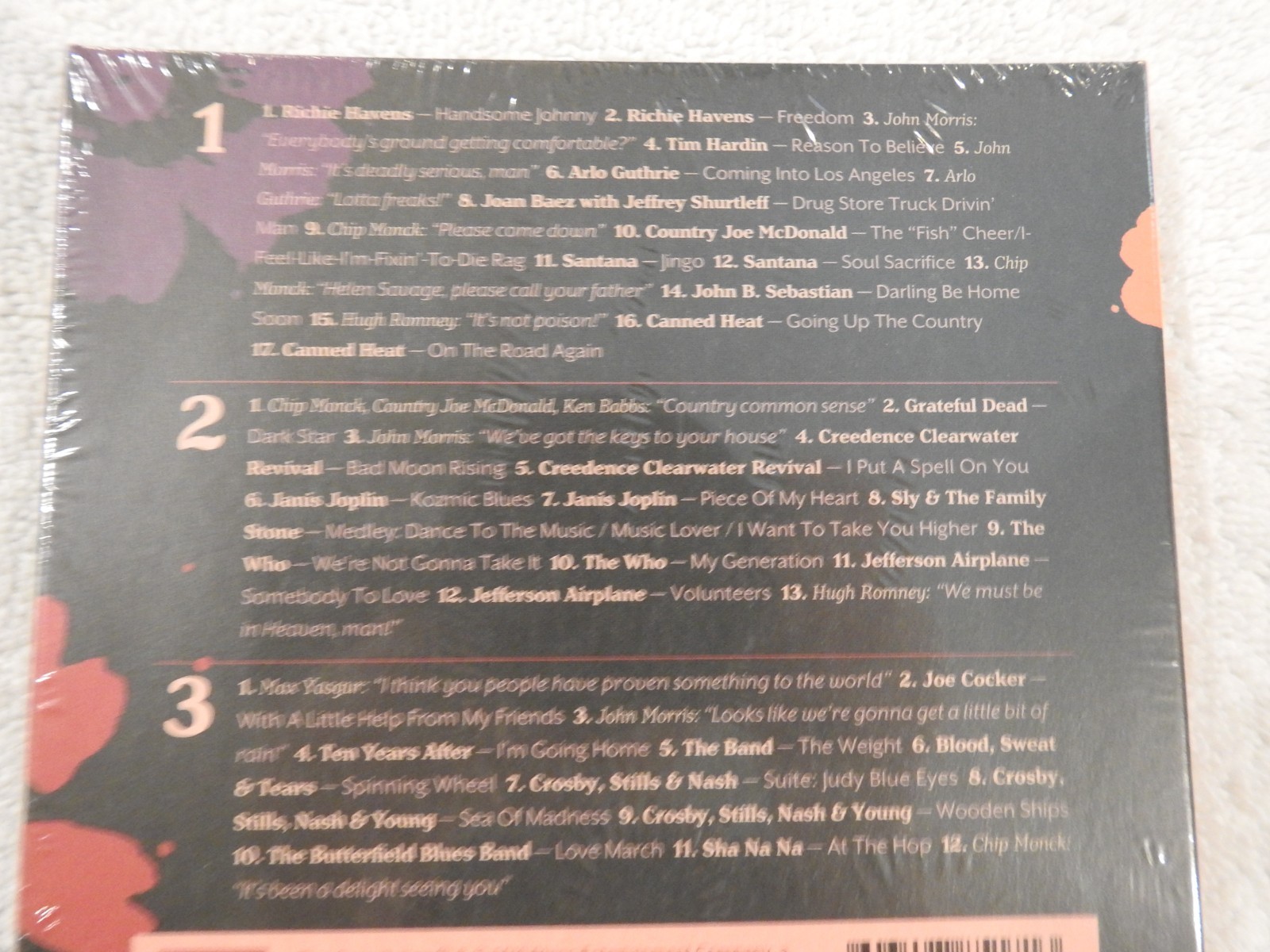 "Woodstock Back to the Garden 50th Anniversary Collection" BRAND NEW 3 CD SET!