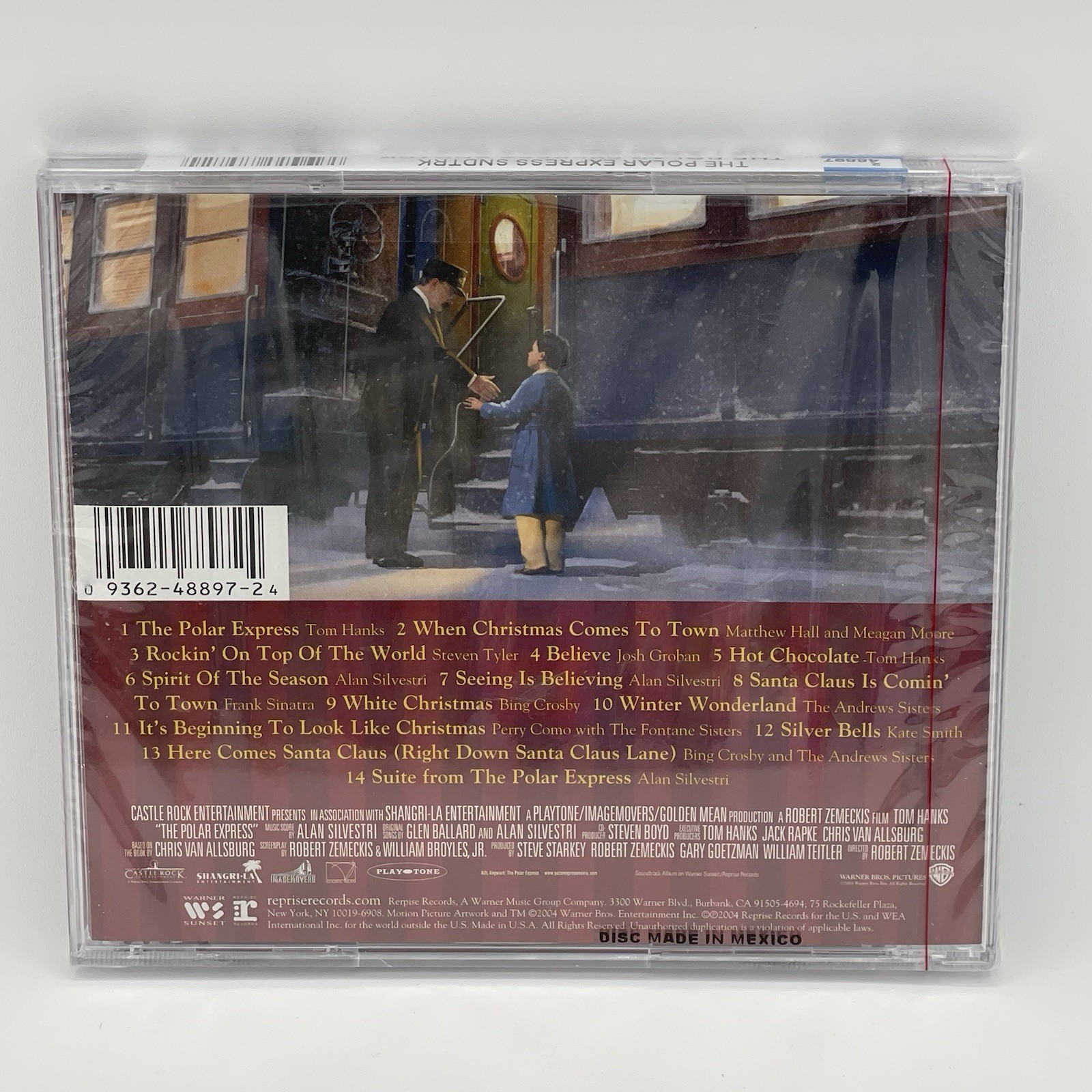 Polar Express 2004 Tom Hanks Original Motion Picture Soundtrack Movie Tie-in CD
