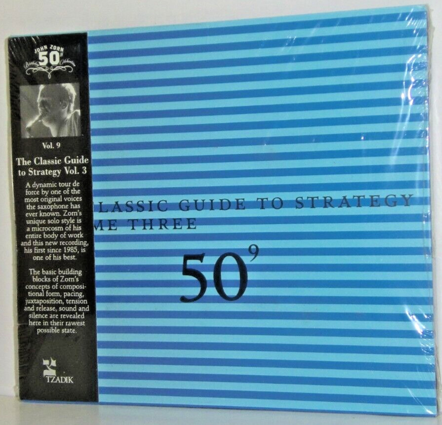 JOHN ZORN - THE CLASSIC GUIDE TO STRATEGY, VOL. 3: THE FIRE BOOK [DIGIPAK] NEW