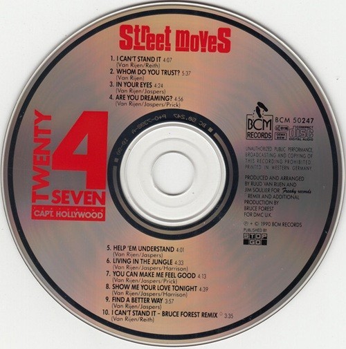 Twenty 4 Seven - Street moves Hip Hop HipHouse Eurodance VGC LOOK!