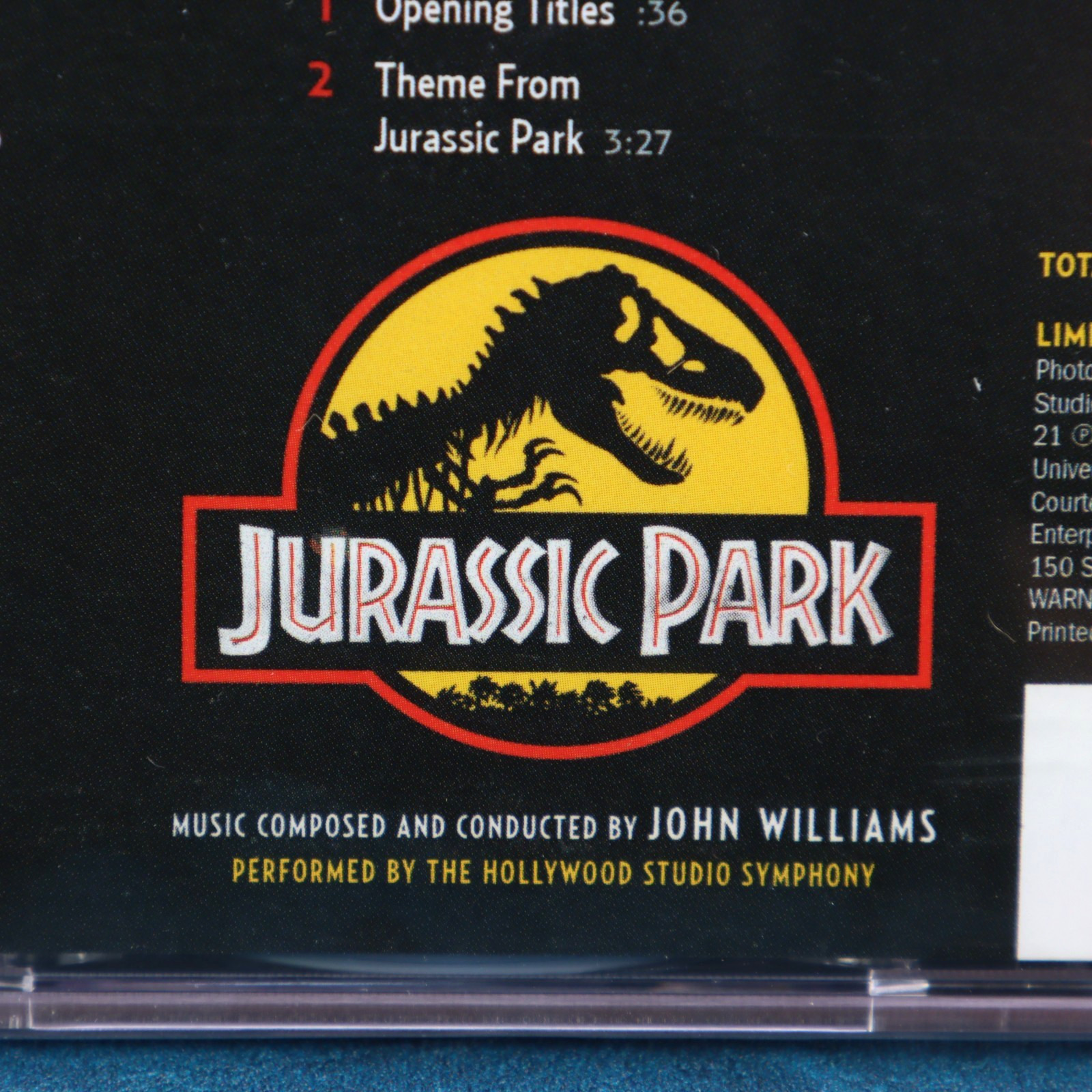 John Williams Jurassic Park Soundtrack 2-CD LE 5000 La-La Land Records Sealed