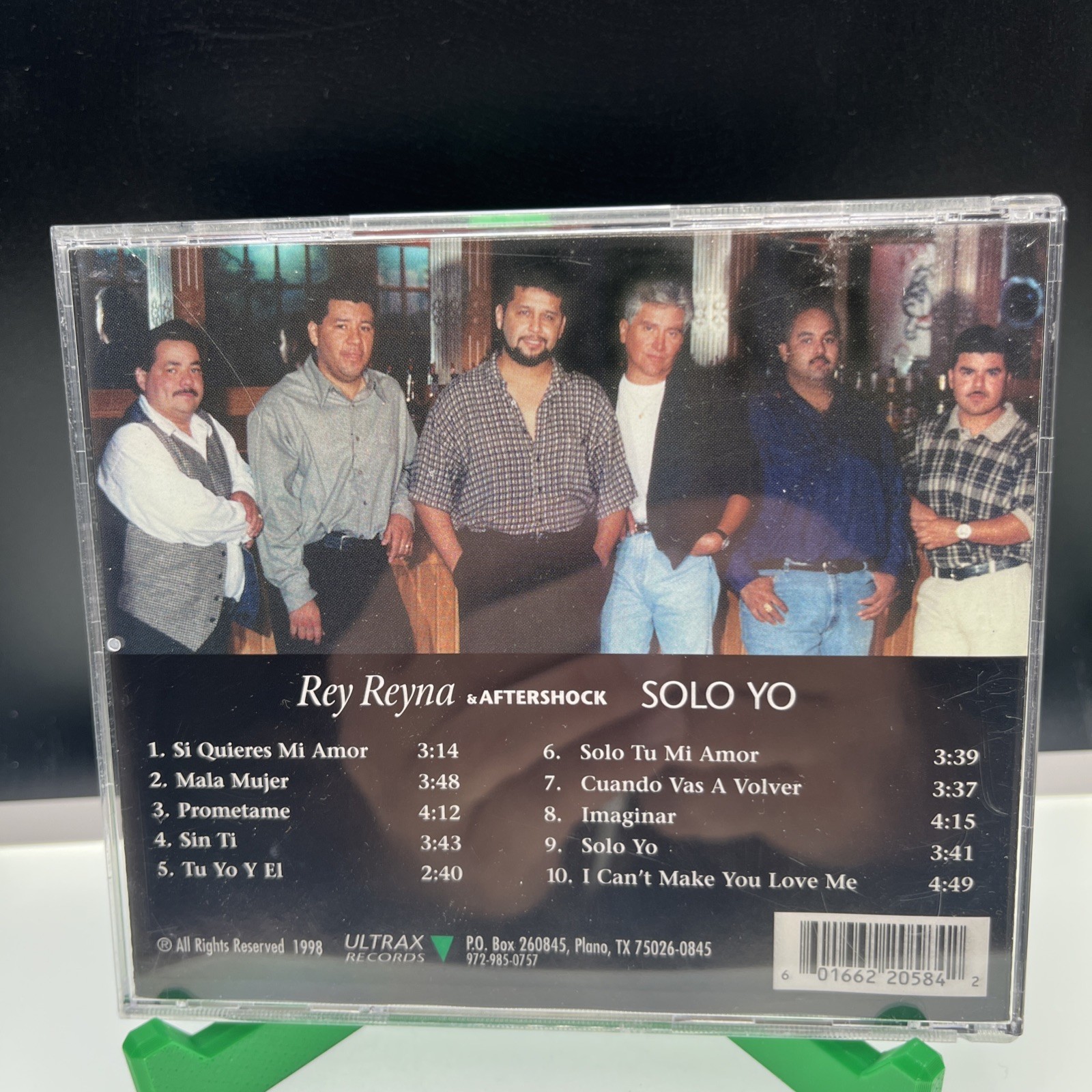Rey Reyna & Aftershock “Solo Yo” Tejano Still Sealed CD 1998 Ultrax Records