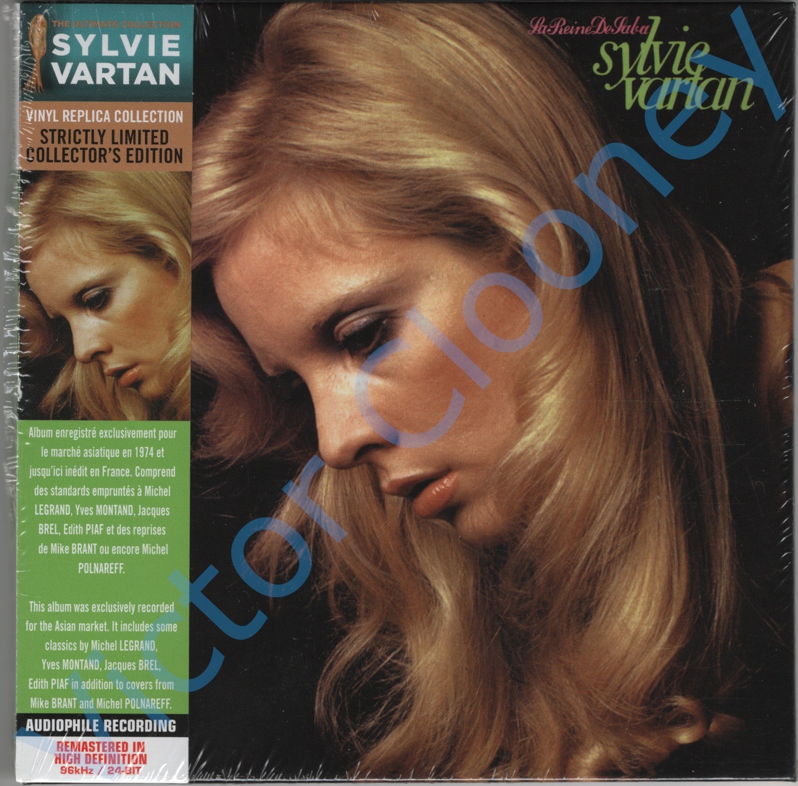 SYLVIE VARTAN La Reine De Saba (1974) 2013 CULT FACTORY Limited RMST Mini-LP CD