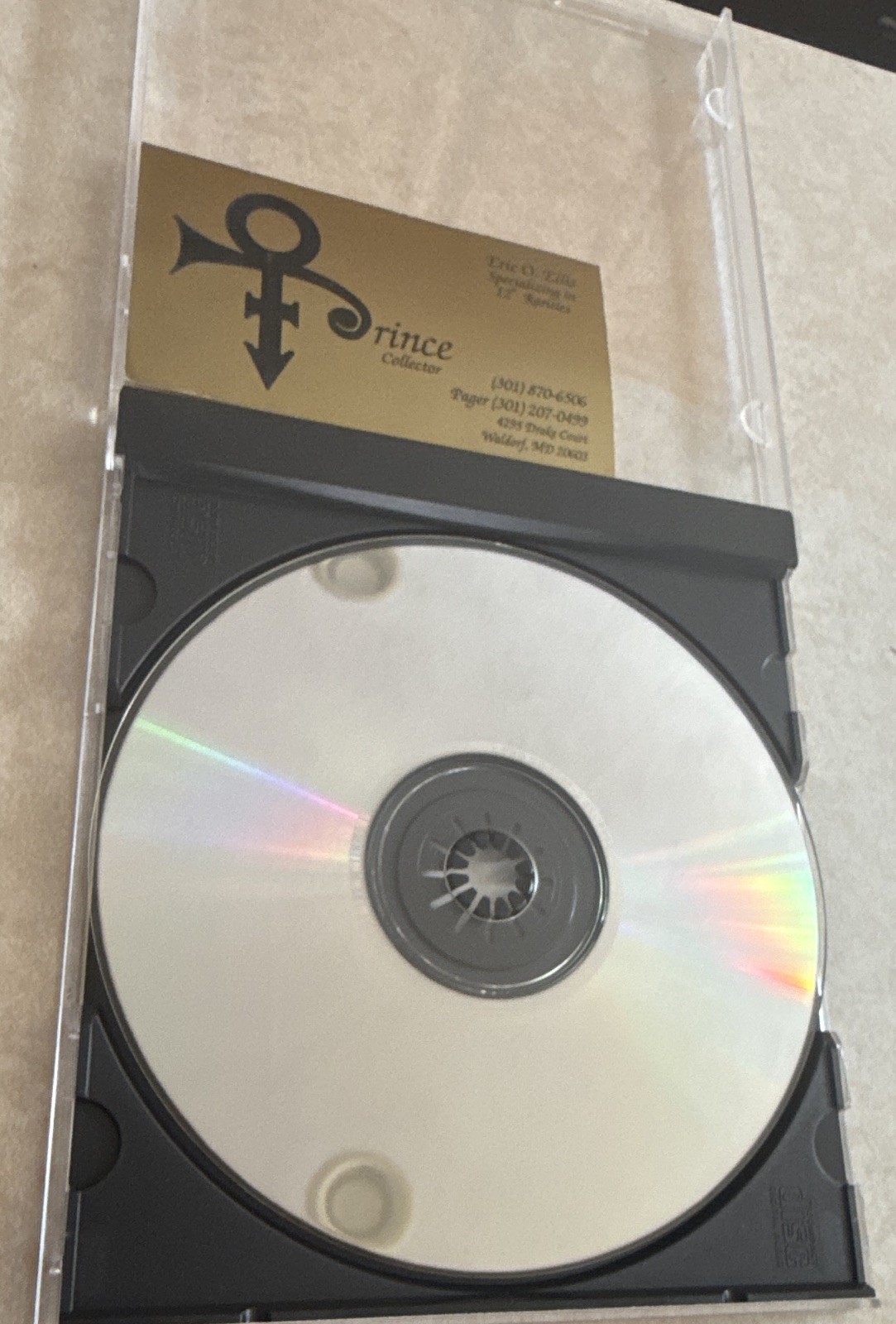 Prince “Hate U” Promo CD Single RARE Warner Bros PRO-CD-7594 Not For Sale
