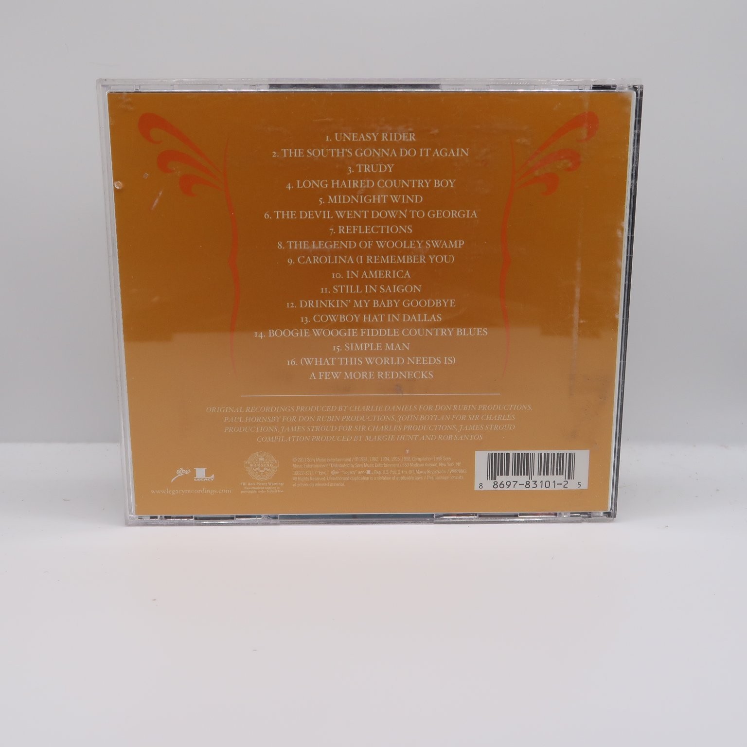 Charlie Daniels – 16 Biggest Hits CD 2003 Country Rock Legacy Recordings