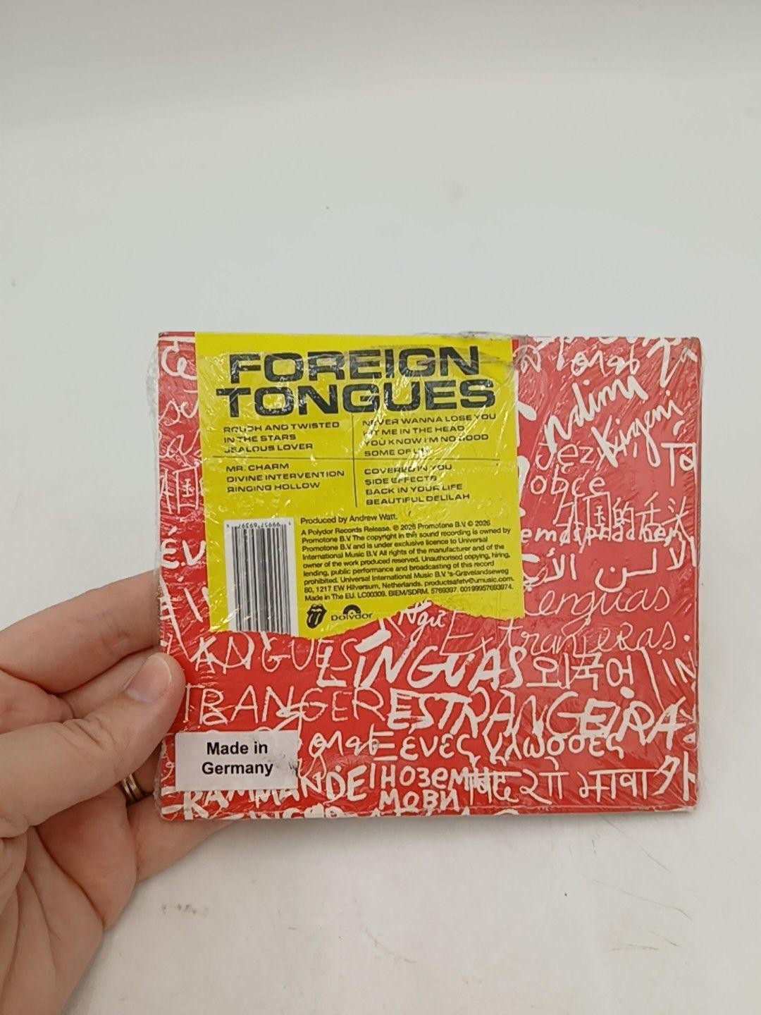 The Rolling Stones CD Foreign Tongues 2023 Rock Album Yellow Polydor New Sealed
