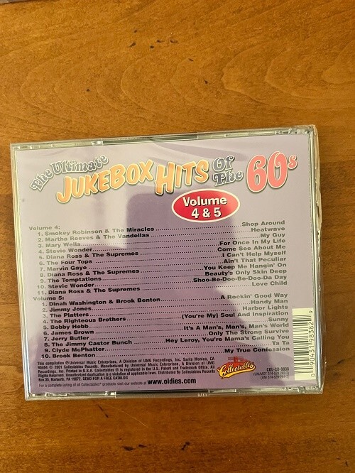 THE ULTIMATE JUKEBOX HITS OF THE 60S - VOLUMES 1/2/3/4+5 & ROCKIN' HITS - NEW!