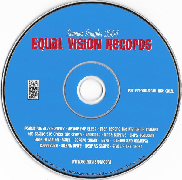 Various - Equal Vision Records Summer Sampler 2004 (CD) (Near Mint (NM or M-)) -