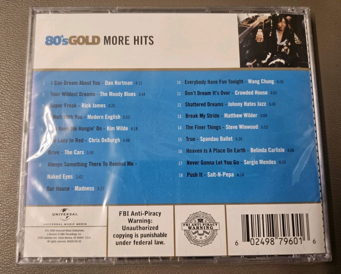 Brand New More 80s Gold Hits CD SEALED Pop Rock Classics Wang Chung Cars Madness