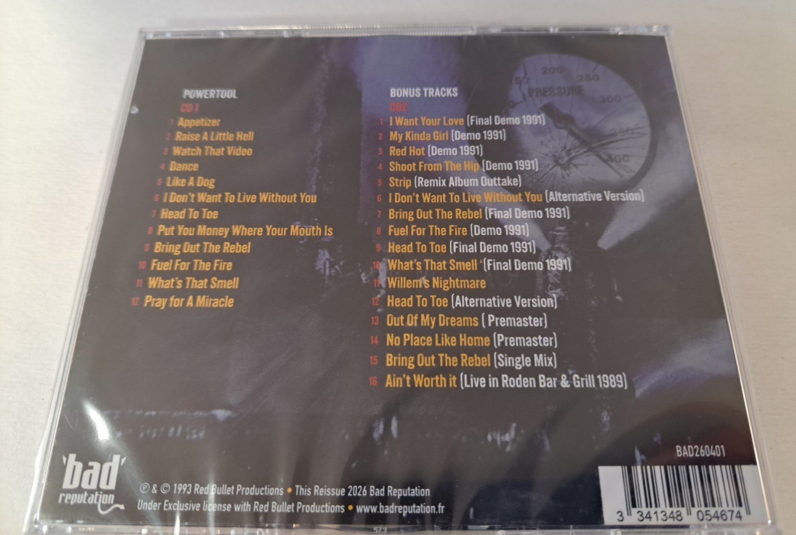 Sleeze Beez Powertool New 2 CD Hard Rock Glam Metal