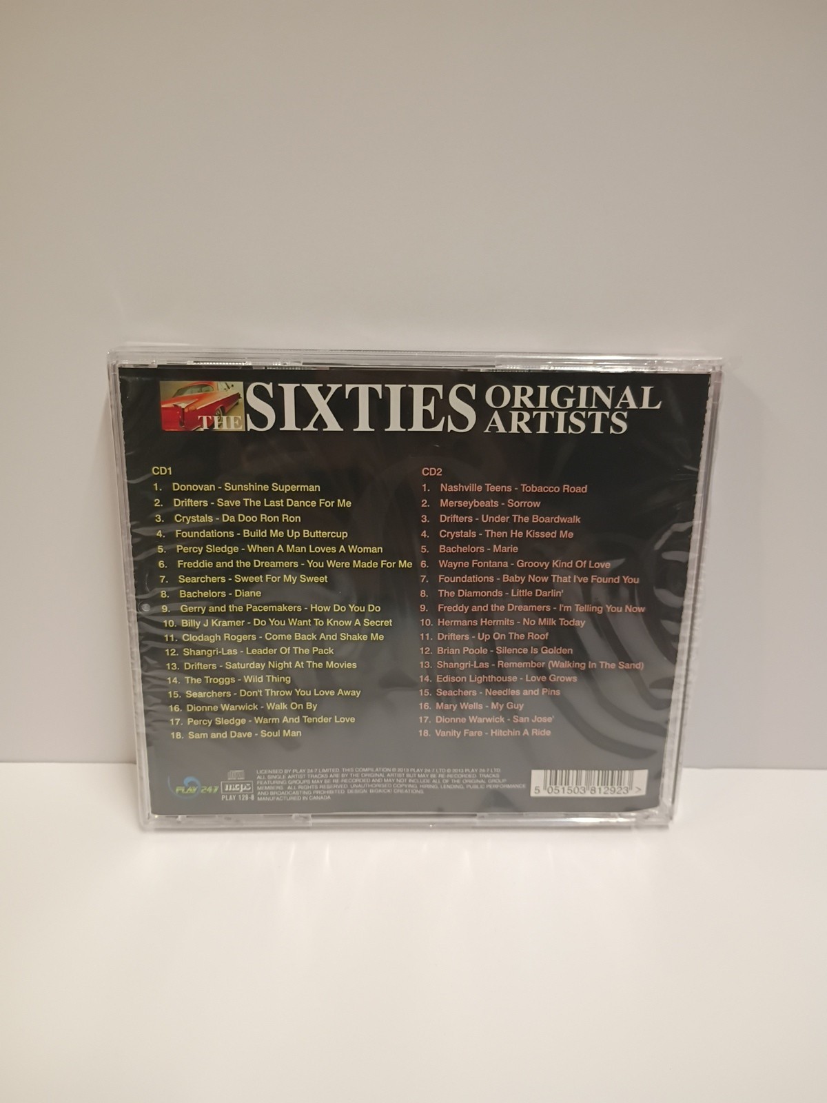 The Sixties 2 CD Set Original Artists Essential Music Compilation New & Sealed