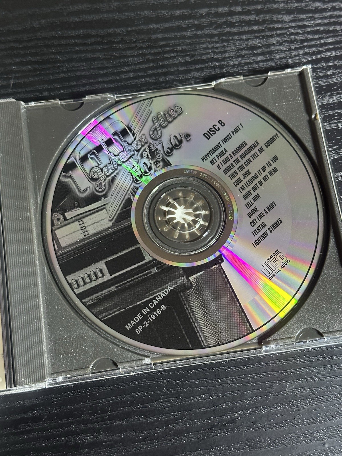 Madacy Entertainment 100 Jukebox Hits of the 50's & 60's Disc 8 CD Compilation