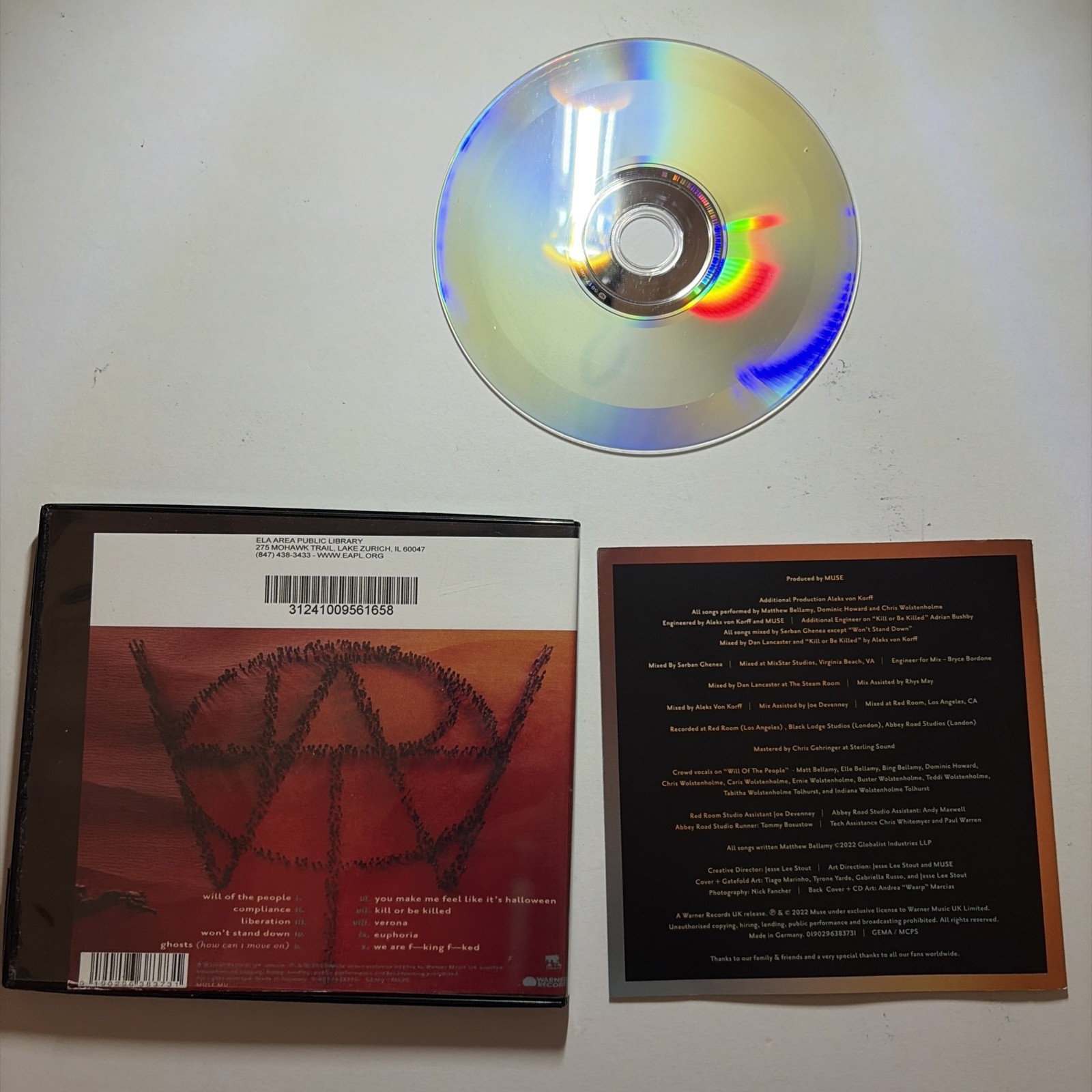 Will of the People by Muse (CD, 2022)