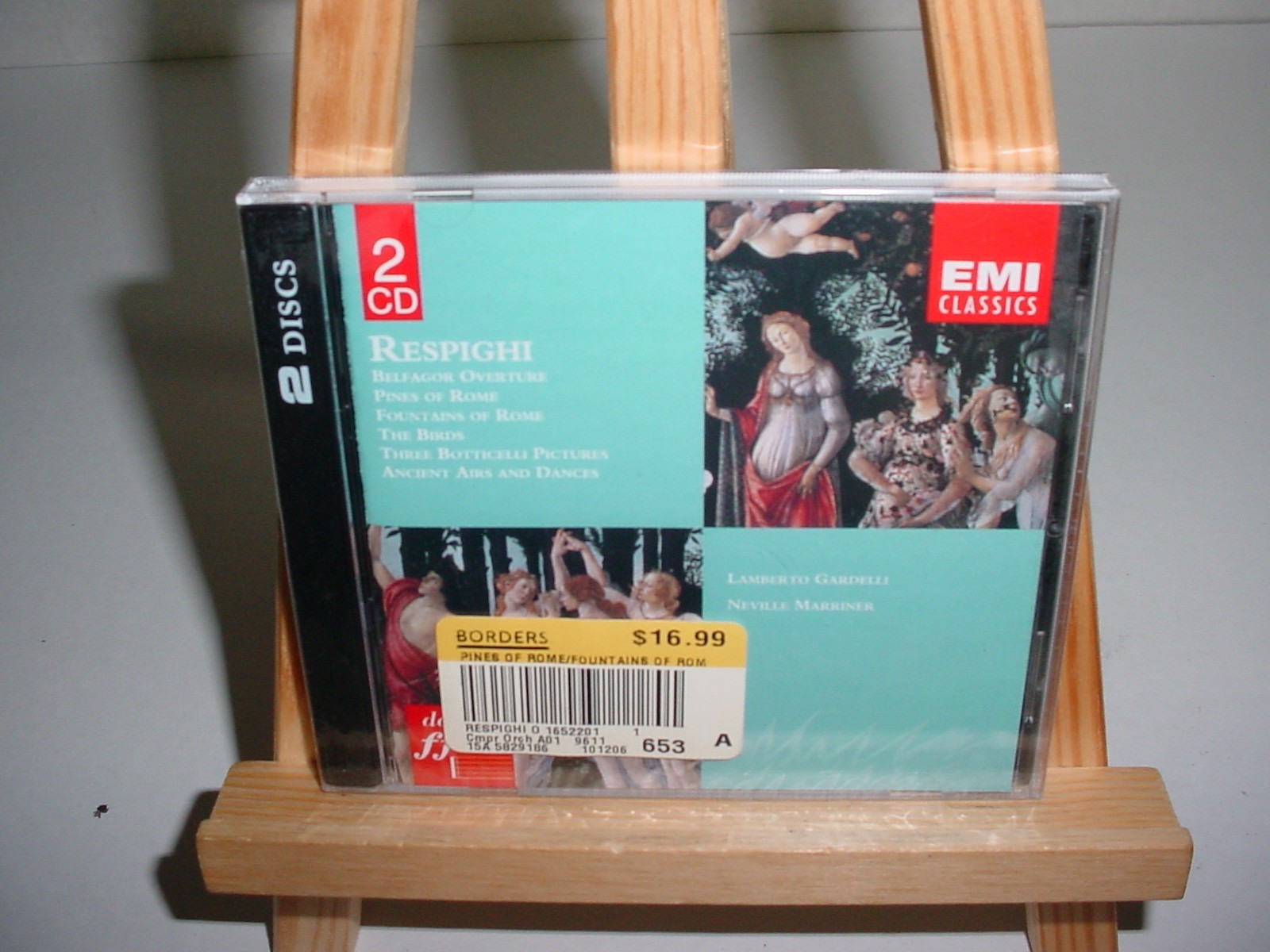 Respighi: Belfagor Overture; Pines of Rome; Fountains of Rome; The Birds CD