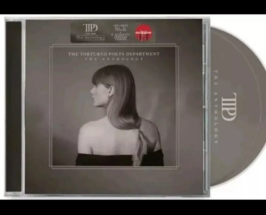 Taylor Swift CD "IN HAND" Tortured Poets Department Anthology TARGET EXCLUSIVE
