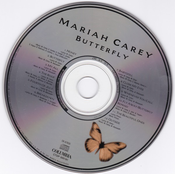 Mariah Carey - Butterfly (CD) (Good Plus (G+)) - 3909362020