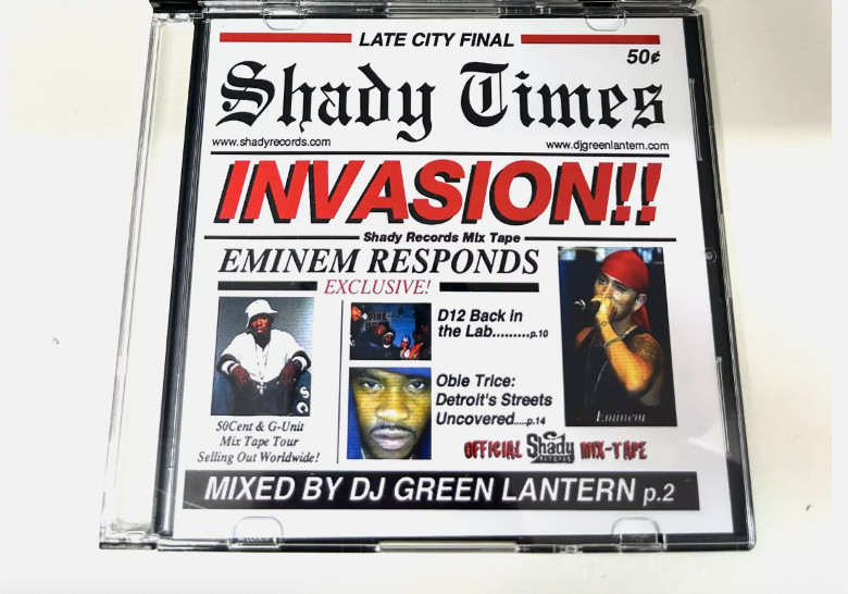 RARE DJ Green Lantern Invasion pt.1 Shady Times NYC mixtape mix cd.