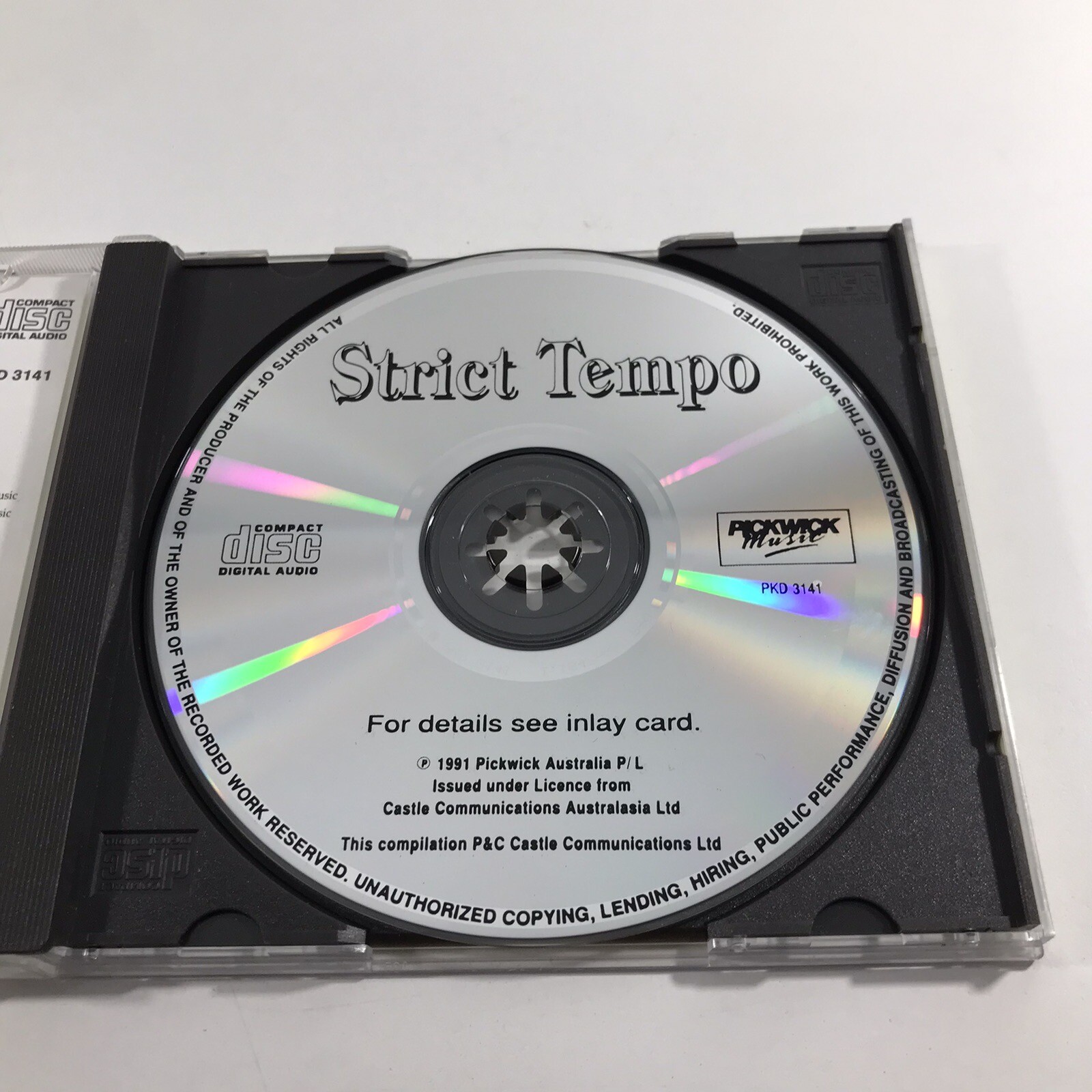 Strict Tempo CD Compilation Album Various Artists 13 Tracks