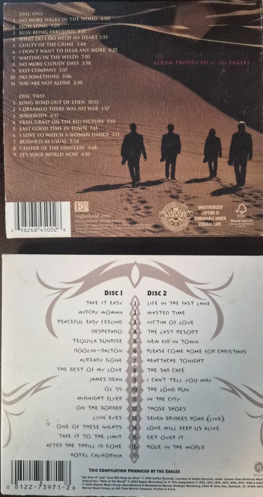 THE EAGLES "Unplugged 1994" (2014) 2 CD [*FREE BONUS-2 MORE ALBUMS]