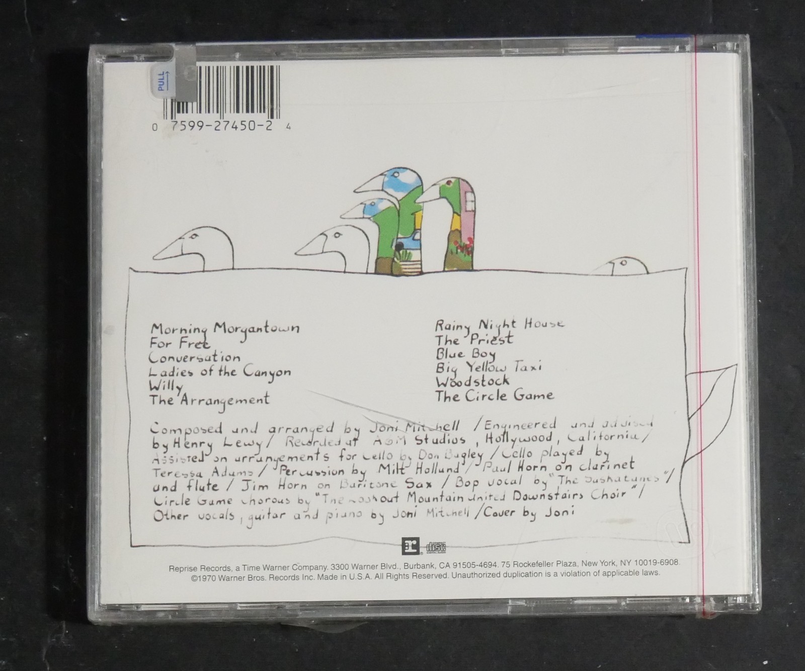 Ladies of the Canyon by Joni Mitchell CD Factory Sealed Cracked Case
