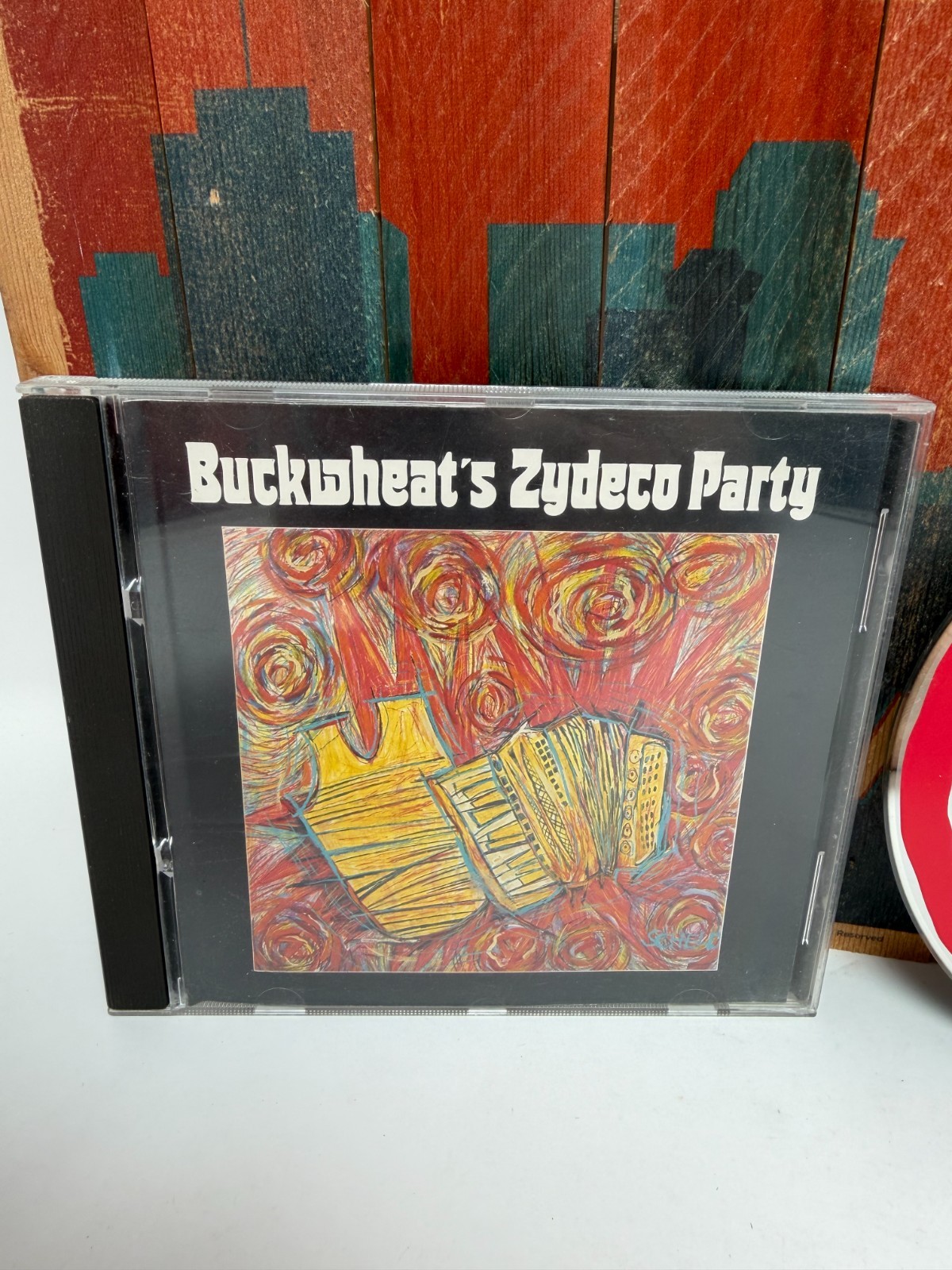 Buckwheat Zydeco Party CD 1987 Rounder CD 11528 Accordion Louisiana Cajun Blues