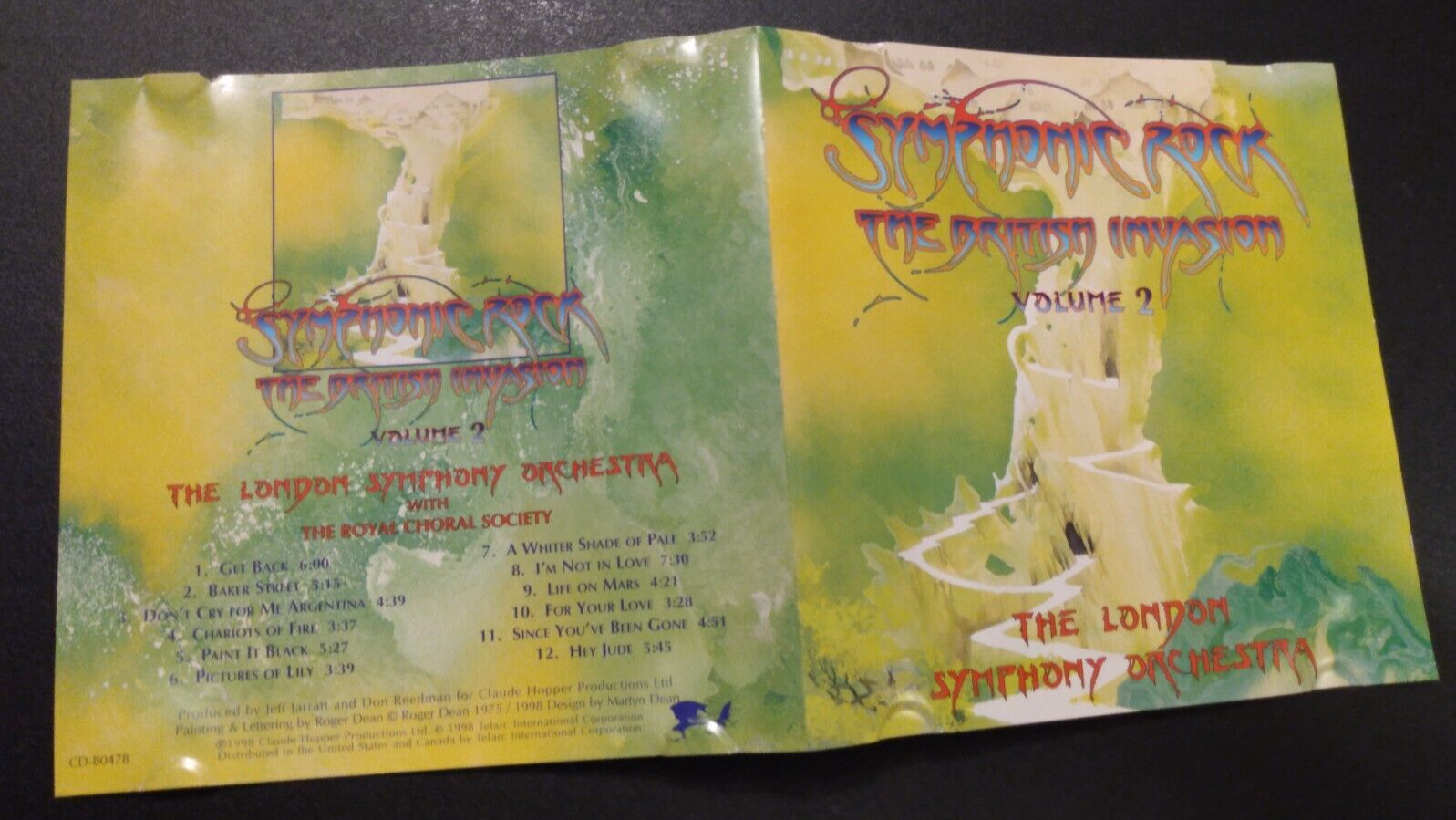 Symphonic Rock British Invasion CD Vol 1 & 2 by London Symphony Orchestra
