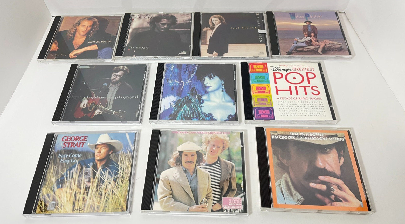Vtg Lot 40 CD Mixed Music, See List 70-90's Elvis ,Elton, Diamond, Beatles++