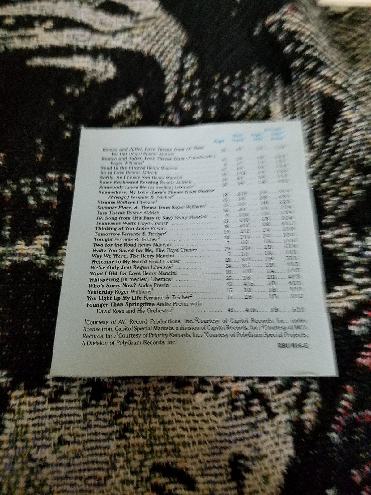 READER'S DIGEST STARLIGHT PIANO 4 CD SET Very Good Condition Free Shipping