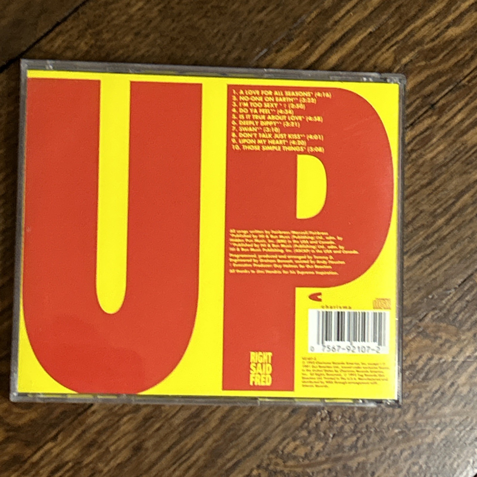Right Said Fred - Up CD-Free Shipping after Purchase of 1st Cd