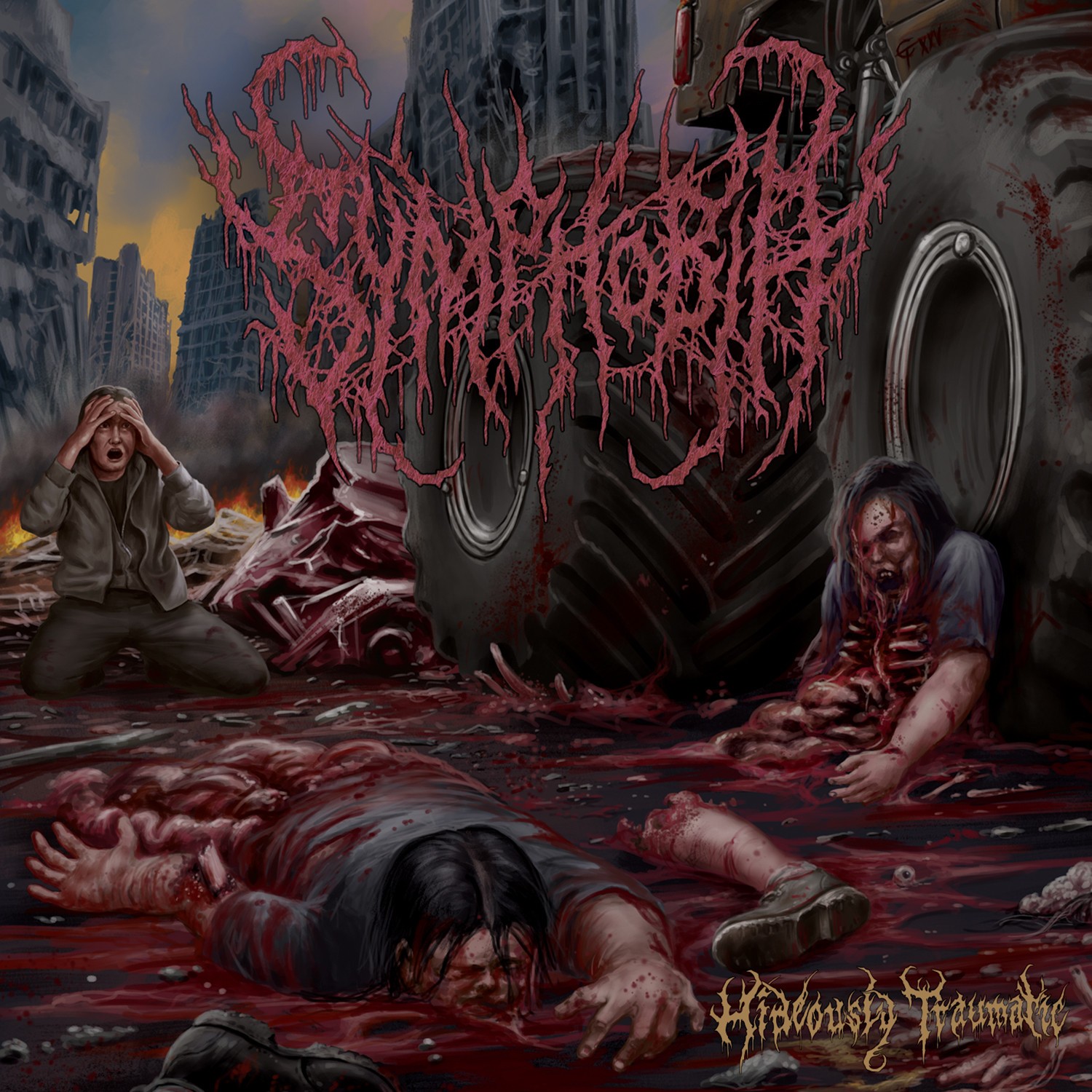 SYMPHOBIA "Hideously Traumatic" death metal CD
