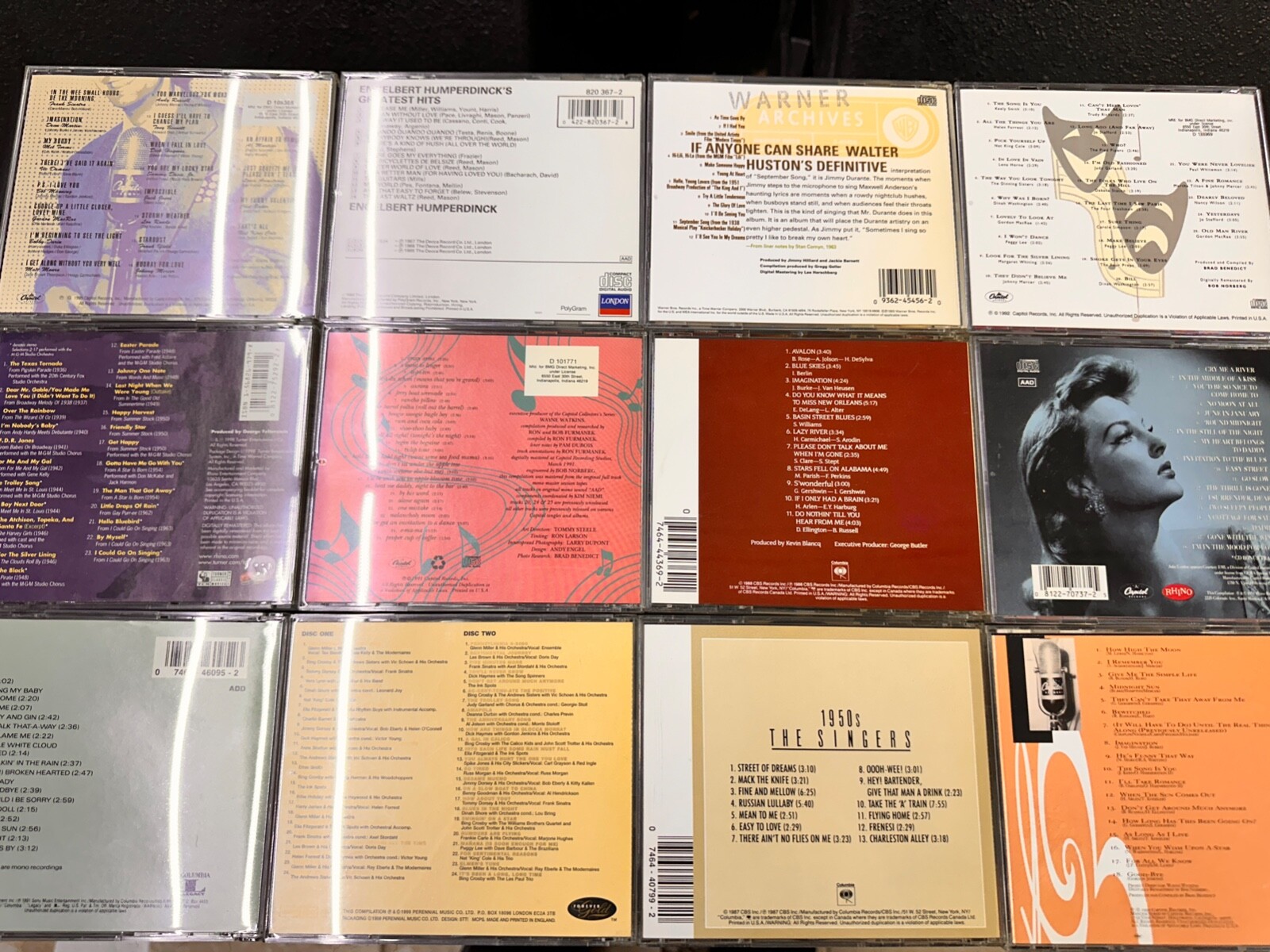 POP VOCAL EASY LISTENING CD Lot 1 Irving Berlin Doris Harry Connick Jonnie Ray