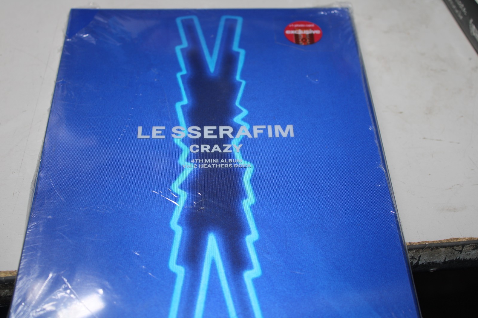 Kpop Music Le Sserafim 4th Mini Album Crazy Vol #2 Blue Version