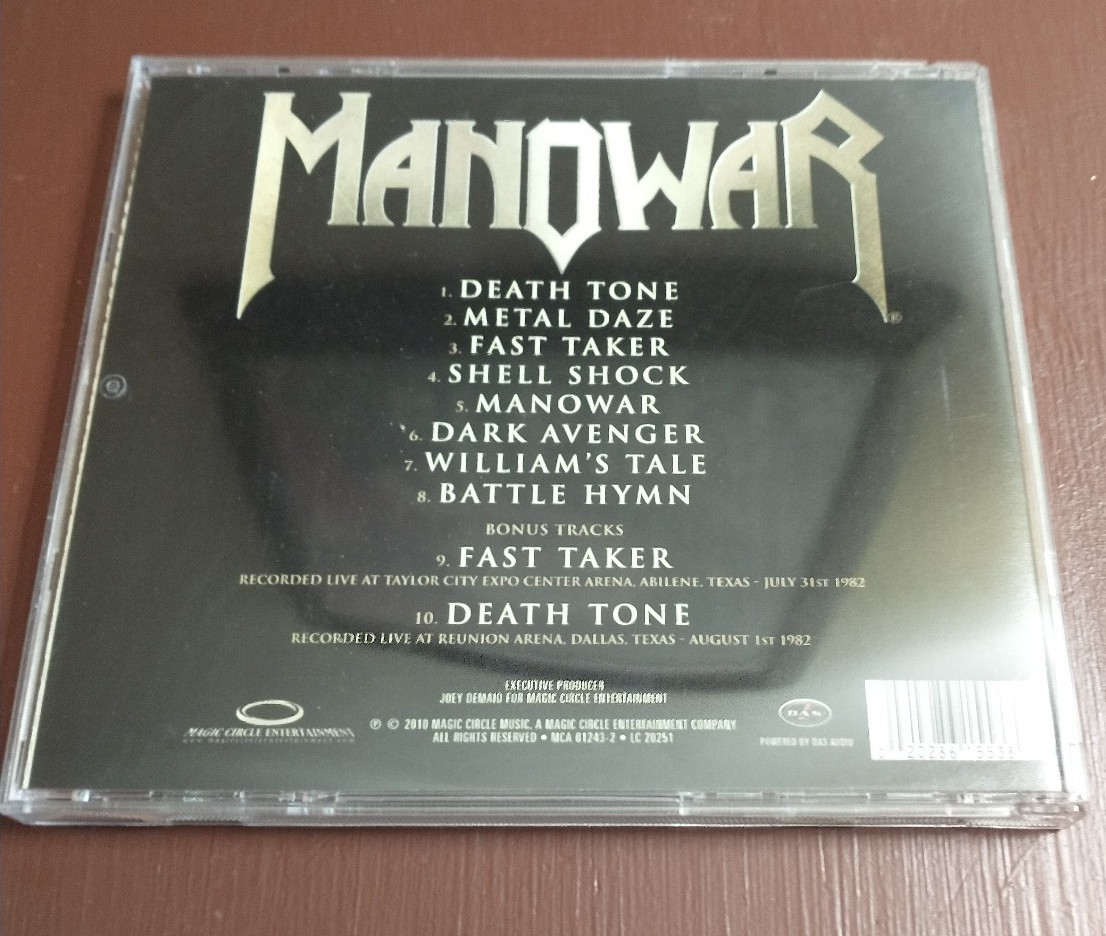 Battle Hymns MMXI by Manowar (CD, 2010)