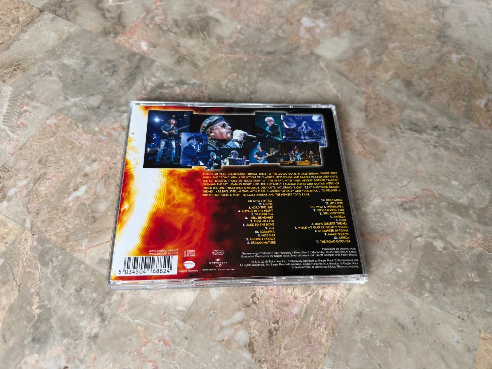 Toto - 40 Tours Around The Sun 2 CD Set Rock