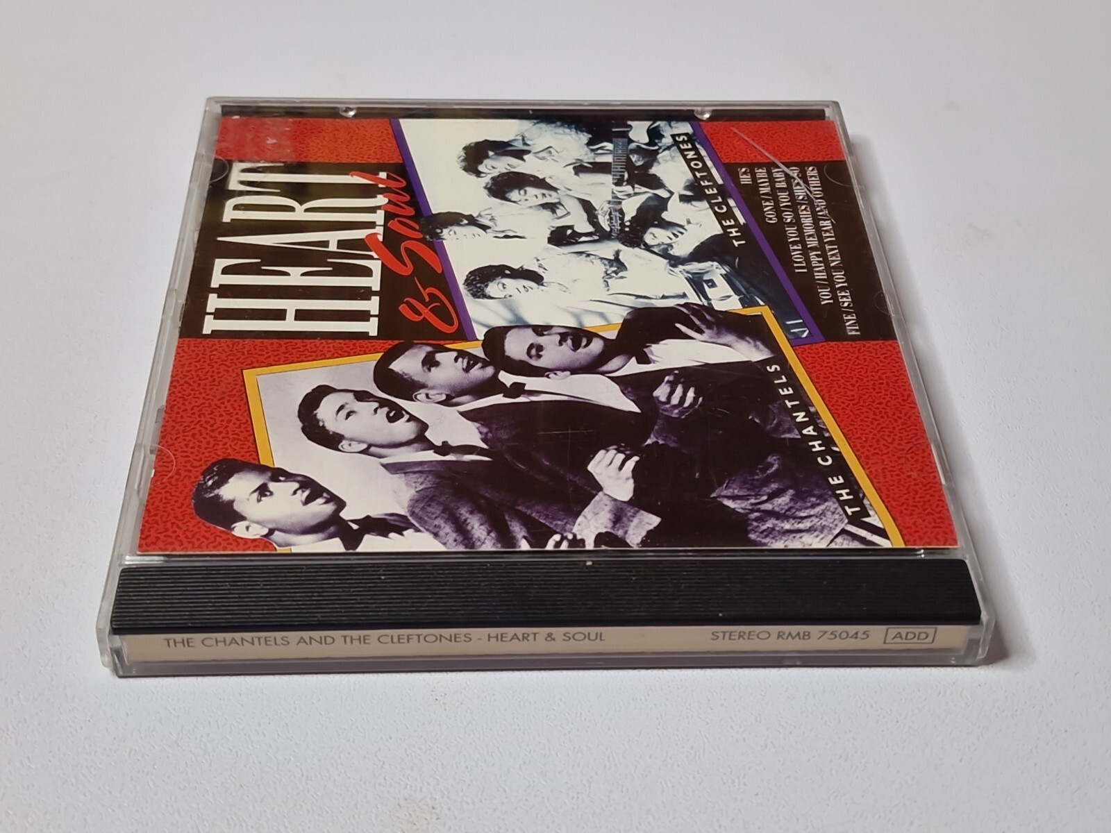 The Chantels and the Cleftones - Heart & Soul (CD Album, 1992) Stereo RMB 75045