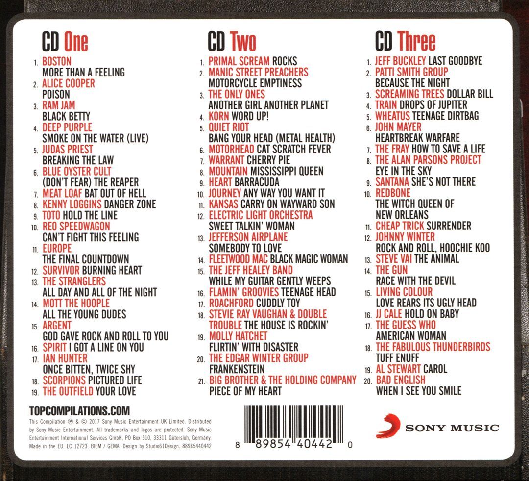 VARIOUS ARTISTS - THE CLASSIC ROCK COLLECTION [SONY MUSIC] [DIGIPAK] NEW CD