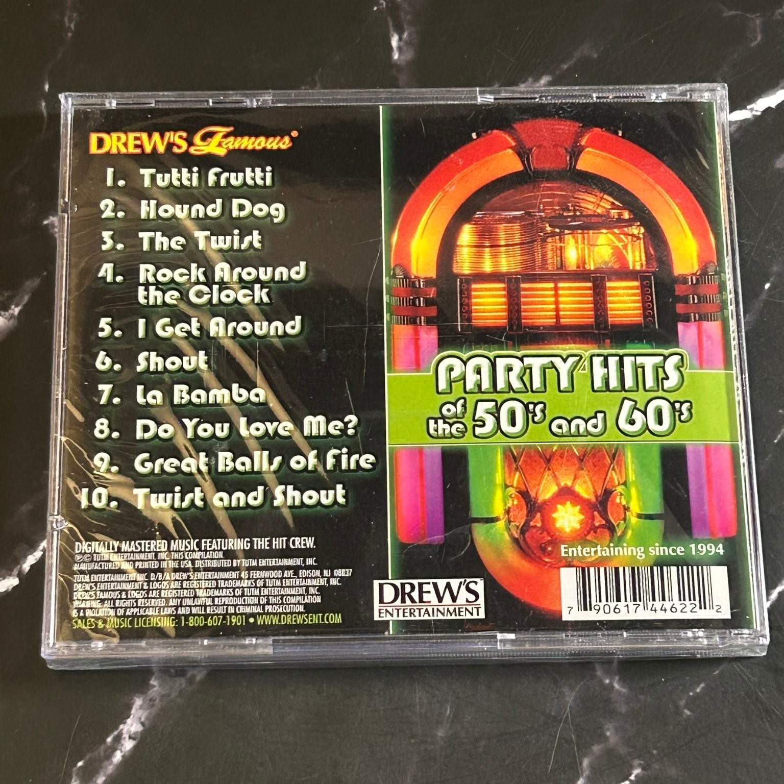 Drew's Famous Party Hits of the 50s and 60s CD Rock Pop Jukebox